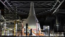 NASA traslada megacohete lunar SLS a plataforma de lanzamiento