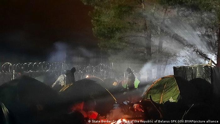 Grenze Belarus Polen | Migranten-Lager