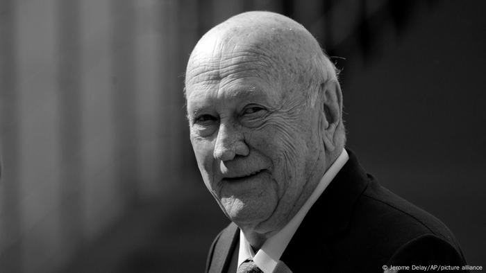 De Klerk governou a África do Sul de 1989 a 1994, ano em que Mandela se tornou presidente