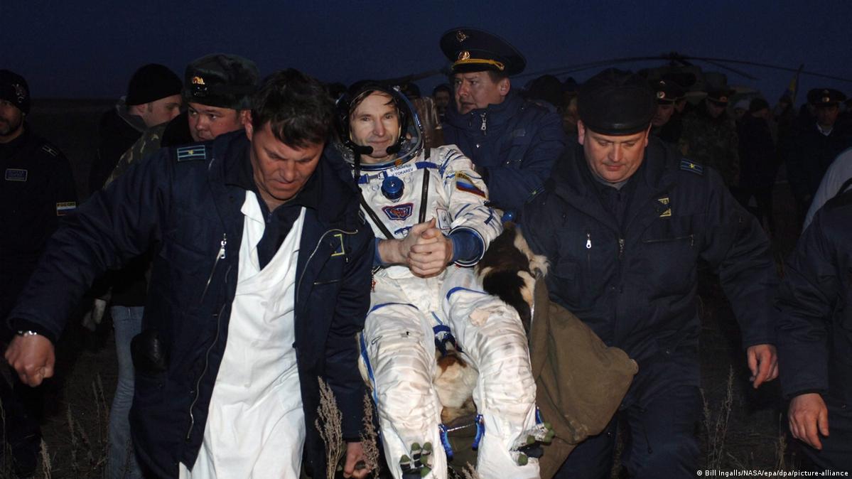 Астронавт Маркос Понтес по поверненні на Землю