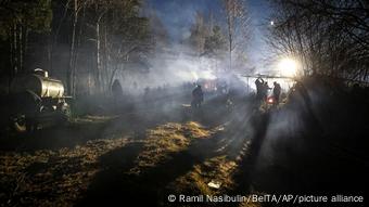 Табір біженців поблизу Гродно