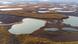 An aerial photograph of the Siberian tundra An aerial photograph of the Siberian tundra