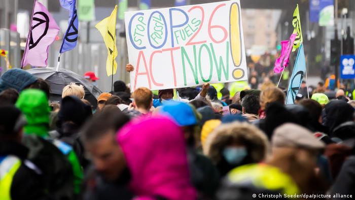 UN-Klimakonferenz COP26 in Glasgow I Protest