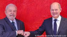 Berlin, Deutschland, 12/11/2021+++Luiz Inácio Lula da Silva und Olaf Scholz