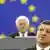 Predsjednik Europske komisije Barroso, u pozadini Buzek, predsjednik Europskog parlamenta
