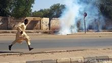 13.11.2021
A Sudanese opponent of the military coup runs from tear gas launched by security forces during a protest in the capital Khartoum's twin city of Umdurman, on November 13, 2021. - Sudanese security forces shot dead at least one protester today, in a crackdown on anti-coup demonstrations, medics said, after the military tightened its grip by forming a new ruling council. (Photo by AFP) (Photo by -/AFP via Getty Images)