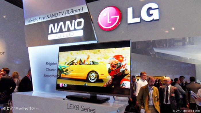 Телевизор LG на выставке