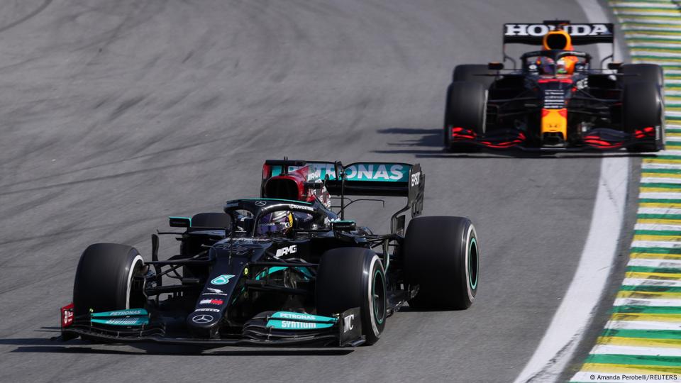 Max Verstappen wins São Paulo sprint race while Lewis Hamilton struggles, Formula One