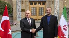 Der türkische Außenminister Mevlüt Çavuşoglu reiste am 15.11.2021 nach Teheran und führte Gespräche mit dem iranischen Außenminister Hossein Amir Abdollahian über langfristige Zusammenarbeit beider Länder.