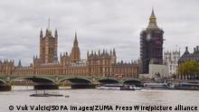 November 9, 2021, London, United Kingdom: General view of the Houses of Parliament, Big Ben and Westminster Bridge. (Credit Image: © Vuk Valcic/SOPA Images via ZUMA Press Wire