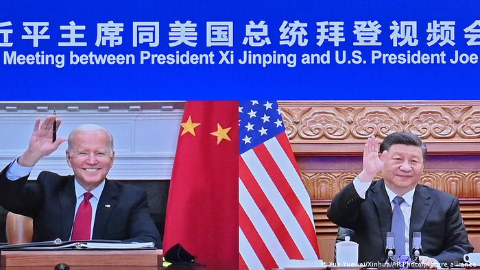 USA Präsident Biden trifft Chinas Präsident Xi Jinping