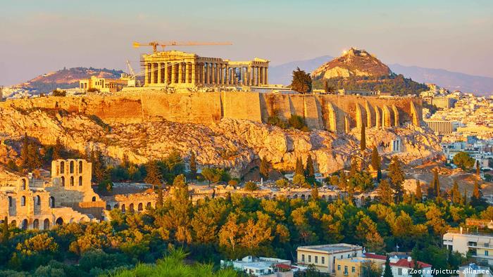 Panorámica de la Acrópolis en Atenas