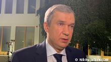 Pavel Latuschko, Oppositionsführer, Belarus im DW Interview
18.11.2021, Berlin