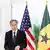 Госсекретарь США Энтони Блинкен на пресс-конференции с главой сенегальского МИД Айсатой Таль Саль в Дакаре 20 ноября 2021 года