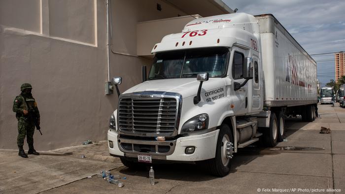 Mexiko Veracruz Truck Migranten Schmuggel