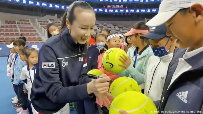 China chinesische Tennisspielerin Peng Shuai