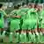 VfL Wolfsburg women celebrate a goal
