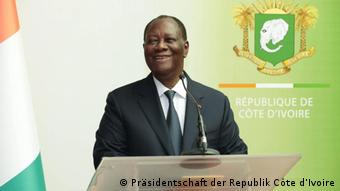 Alassane Ouattara, président de Côte d'Ivoire est pour une transition courte au Mali.