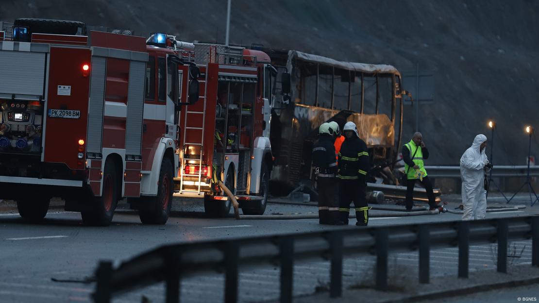 Acidente de ônibus na Bulgária