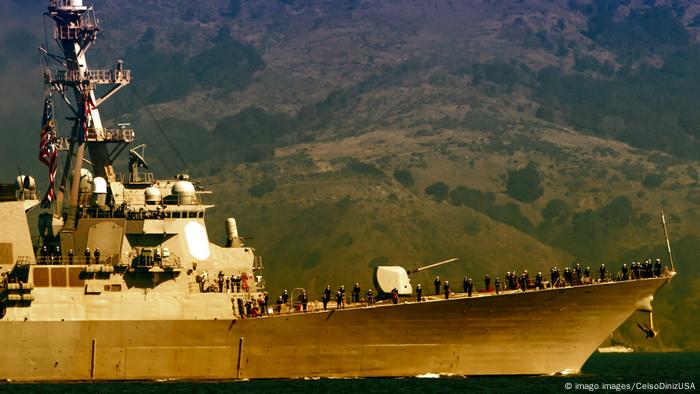Foto simbólica del USS Milius en una imagen de archivo. Foto simbólica del USS Milius en una imagen de archivo.