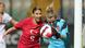 Miray Cin (l.) im WM-Qualifikationsspiel gegen Bulgarien in Aktion Miray Cin (l.) im WM-Qualifikationsspiel gegen Bulgarien in Aktion