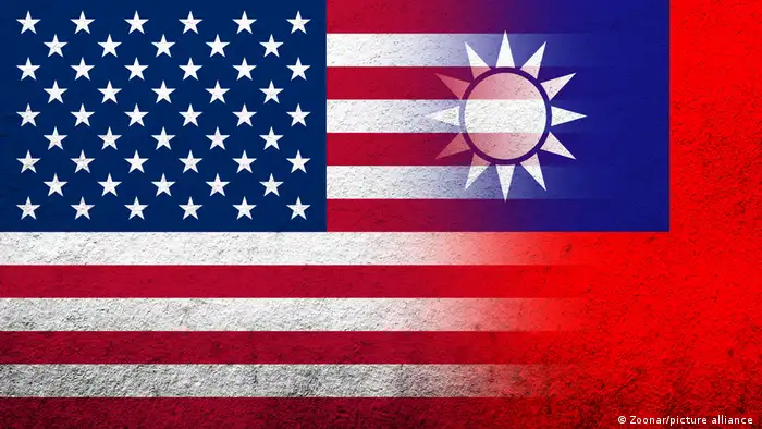 Flaggen USA Taiwan 