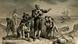 A drawing that depicts the arrival of the Pilgrim Fathers on the east coast of what is now the US A drawing that depicts the arrival of the Pilgrim Fathers on the east coast of what is now the US