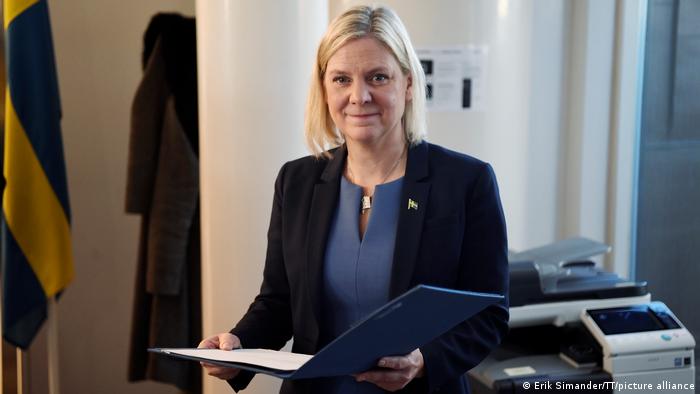 Social-democrata Magdalena Andersson, de 54 anos, deverá passar por nova votação no Parlamento sueco