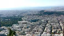  Panorama-Ansicht von Athen vom Lykavittos ****Foto: Dragoslav Dedović/DW, 14.11 in Athen, Griechenland