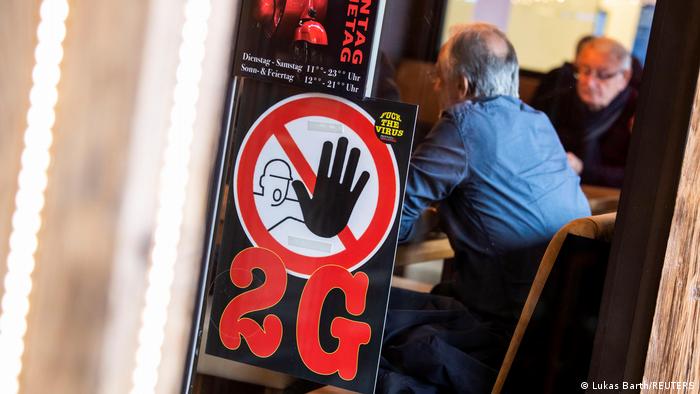 Restricciones en Alemania: la regla 2G rige en restaurantes y comercios no esenciales, entre otros.