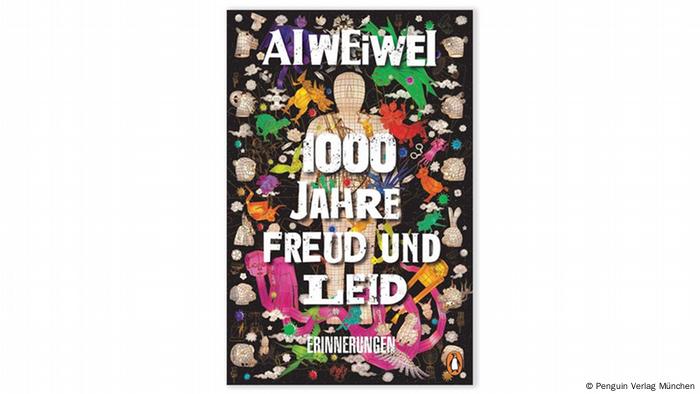 Das bunte Buchcover von 1000 Jahre Freud und Leid von Ai Weiwei 