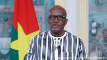 Rede des Präsidenten von Burkina Faso, Roch Marc Christian Kabore, vor der Nation. Es war der 25.11.2021.
https://www.facebook.com/Presidence.bf.
Copyright: Präsidentschaft von Burkina Faso
