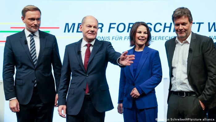 Miembros del futuro gobierno de coalición de Alemania.