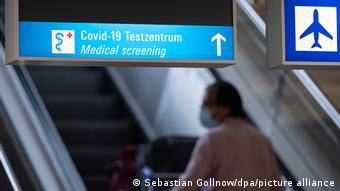 Центр тестирования на COVID-19 в аэропорту Франкфурта-на-Майне