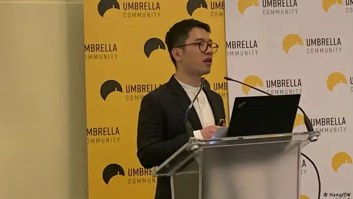 England | Nathan Law | Launch der Umbrella Community für Bürger aus Honkong