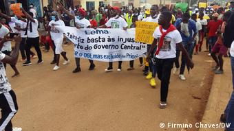 Protesto da juventude no Zaire