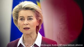 Von der Leyen und Stoltenberg in Litauen Von der Leyen und Stoltenberg in Litauen