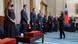 Taiwanese President Tsai Ing-wen, second right, greets lawmakers from Baltic states at the Presidential Office in Taipei. Taiwanese President Tsai Ing-wen, second right, greets lawmakers from Baltic states at the Presidential Office in Taipei.