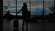 The silhouette of a passenger at Amsterdam Schiphol airport The silhouette of a passenger at Amsterdam Schiphol airport