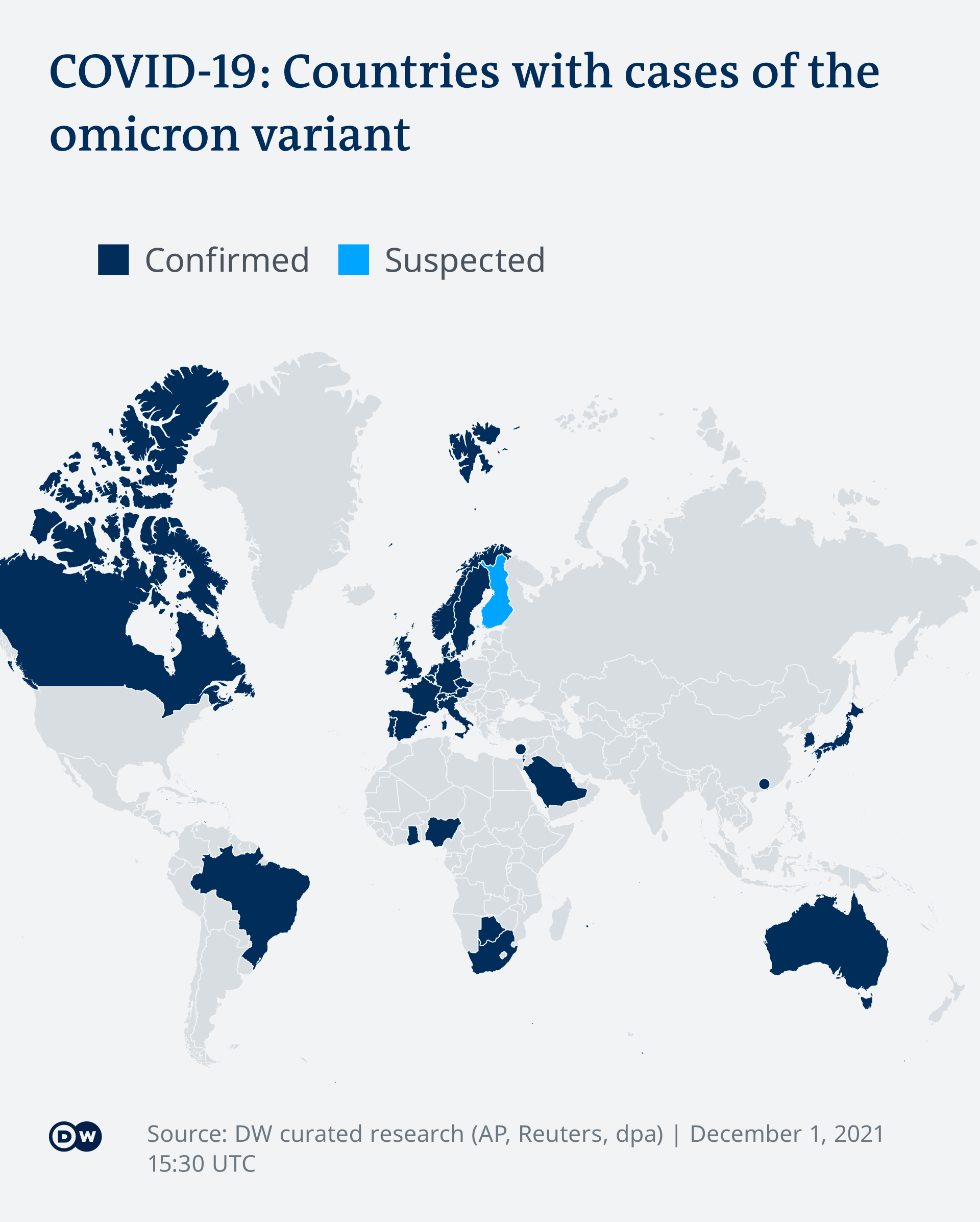 COVID 19 omicron variant prompts border closures DW 11 30 2021