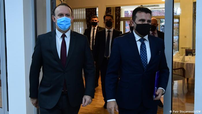 Nord-Mazedonien Afrim Gashi, Partei Alternative & Premierminister Zoran Zaev
