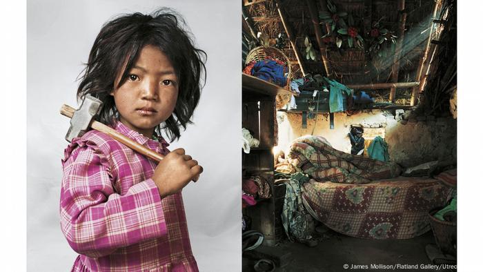 Индира е на 7 и няма собствено легло. Подобно нещо далеч не е обичайно в Непал. Семейството на Индира разполага само с едно помещение. През нощта тя спи заедно със своите братя и сестри върху дюшек на пода. От 4 години насам Индира работи в една каменоломна. Работата там е опасна. За децата не са осигурени предпазни средства - например защитни очила. Като порасне, Индира иска да стане танцьорка. 