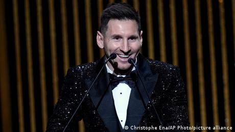 <div>Lionel Messi wins seventh career Ballon d'Or award</div>