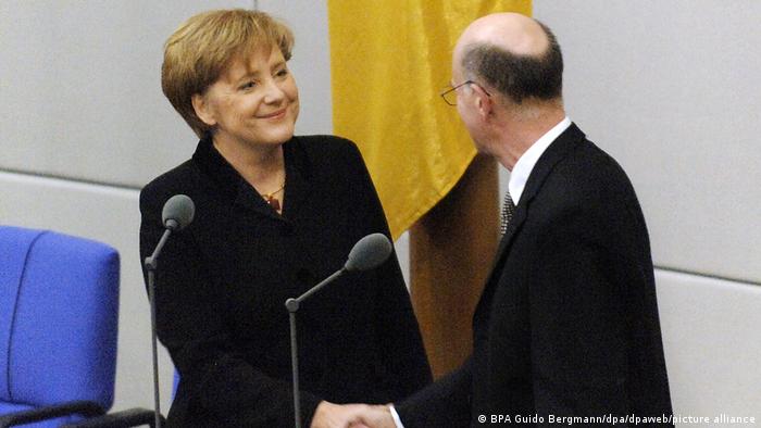 Deutschland Vereidigung Bundeskanzlerin Merkel 2005