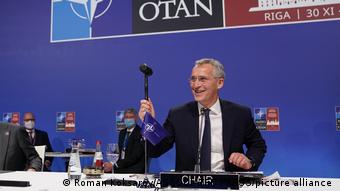 NATO Treffen in Lettland NATO-Generalsekretär Jens Stoltenberg