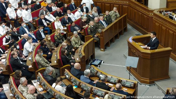 Виступ Володимира Зеленського в парламенті, 1 грудня 2021 року