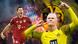 Lewandowski y Haaland: destinos que se juegan en Der Klassiker. Lewandowski y Haaland: destinos que se juegan en Der Klassiker.