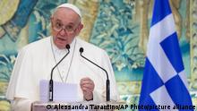 البابا في اليونان: أوروبا تمزقها الأنانية القومية في مسألة الهجرة