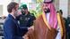 دیدار صمیمی و دوستانه مکرون با بن سلمان دیدار صمیمی و دوستانه مکرون با بن سلمان