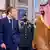 ولي العهد الأمير محمد بن سلمان والرئيس الفرنسي إيمانويل ماكرون - صورة أرشيفية